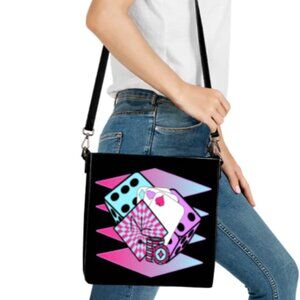 Neon Spur Poker Face Bucket Bag